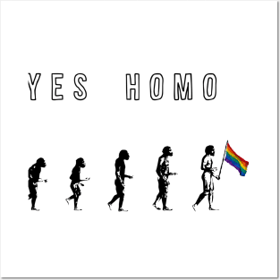 Yes Homo Posters and Art